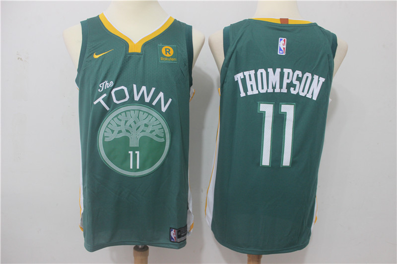 Men Golden State Warriors #11 Thompson Green Game Nike NBA Jerseys1->->NBA Jersey